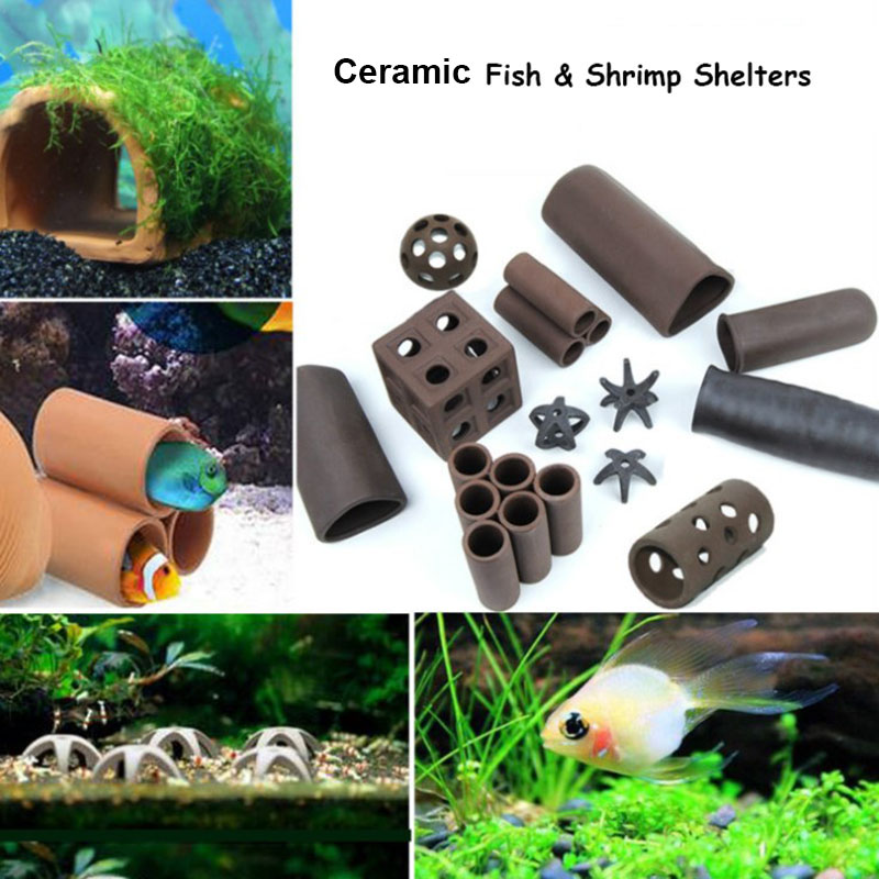 Aquarium Fish Hideout - 1 Buah Rumah Keramik untuk Akuarium