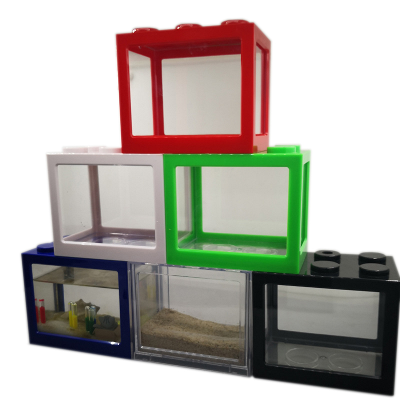 Aquarium Fish Jar - Akuarium Mini 7 Warna untuk Ikan