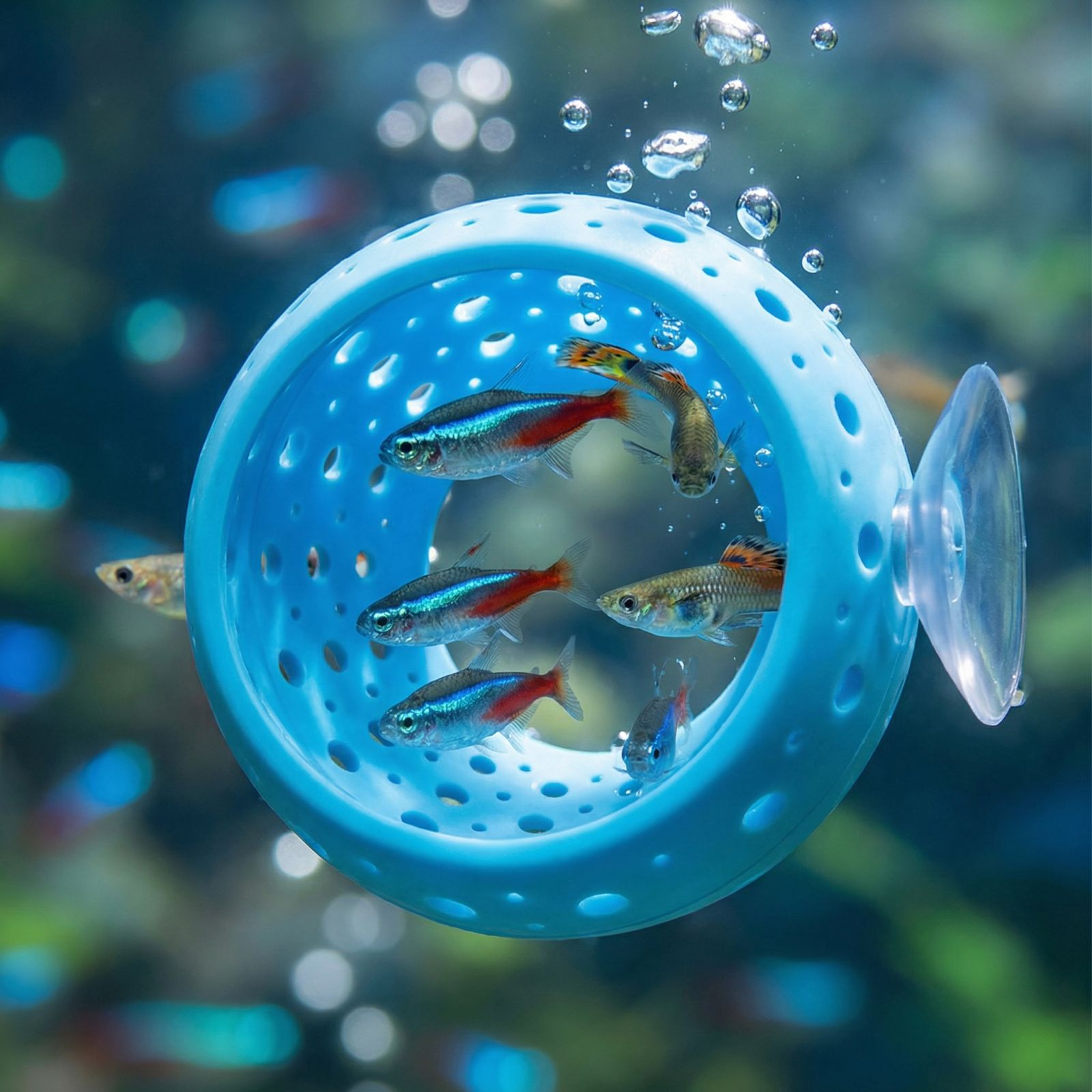 Aquarium Fish Hideout - Terowongan Persembunyian Ikan Betta dengan Suction