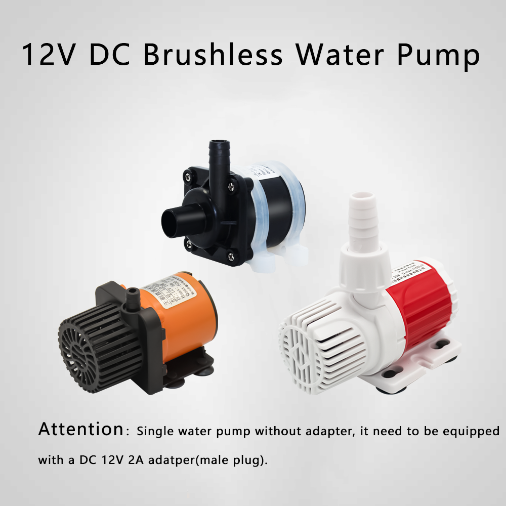 Aquarium Fish Accessories - Pompa Submersible kecil tanpa sikat 12V