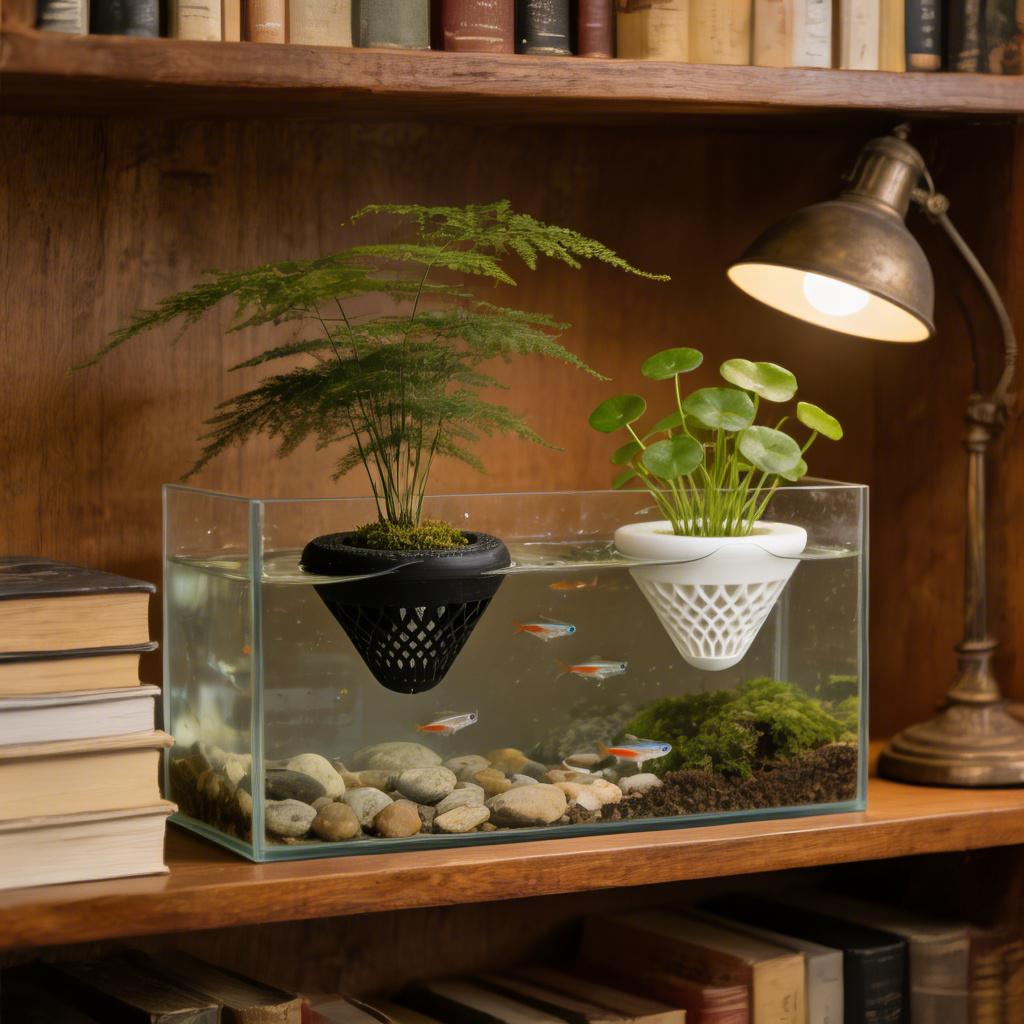 2 Buah Tempat Tanaman Akuarium - Aquarium Fish Hideout ulasan dan harga
