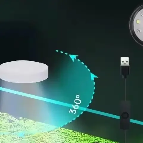 Lampu Akuarium dengan Adaptor  - Aquarium Fish Accessories ulasan dan harga