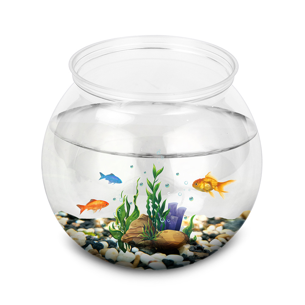 Mangkuk ikan plastik ukuran L  - Aquarium Fish Jar ulasan dan harga