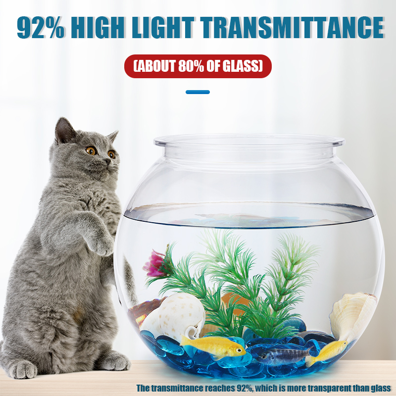 Mangkuk ikan plastik ukuran L  - Aquarium Fish Jar ulasan dan harga