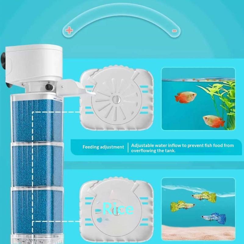 Pompa Filter Akuarium 6 In1, A - Air Pump Silent ulasan dan harga