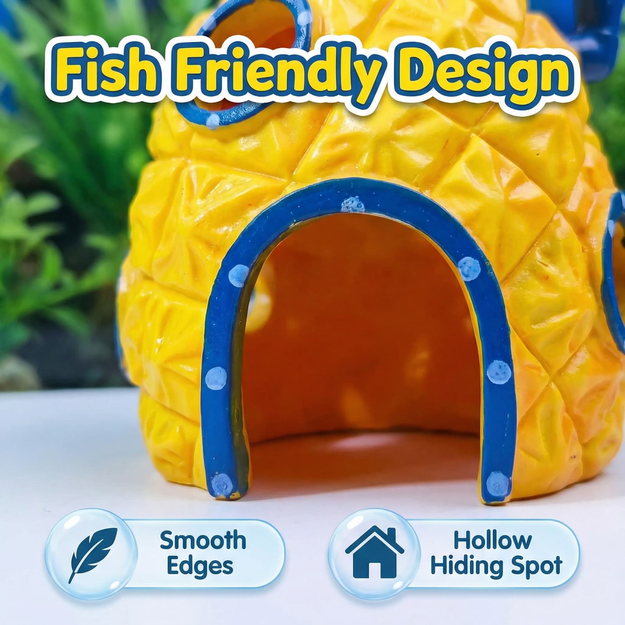 Dekorasi Akuarium Rumah Nanas, - Aquarium Fish Hideout ulasan dan harga